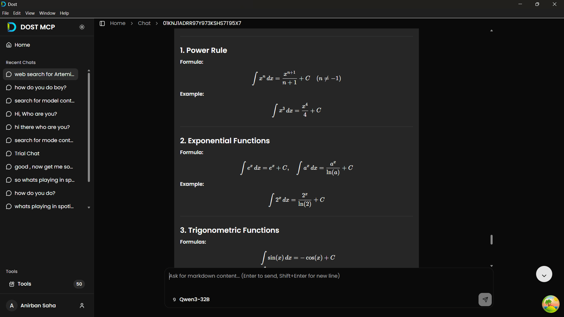 LaTeX Mathematical Support